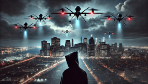 DALL·E 2025-01-04 12.21.02 - A cinematic, photorealistic image representing government secrecy and surveillance, inspired by the article title Silent Skies_ Why The New Jersey Dr